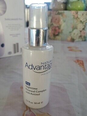 Natural Advantage Pump Jane Seymour PM Nighttime Renewal Complex Retinol 1.7oz